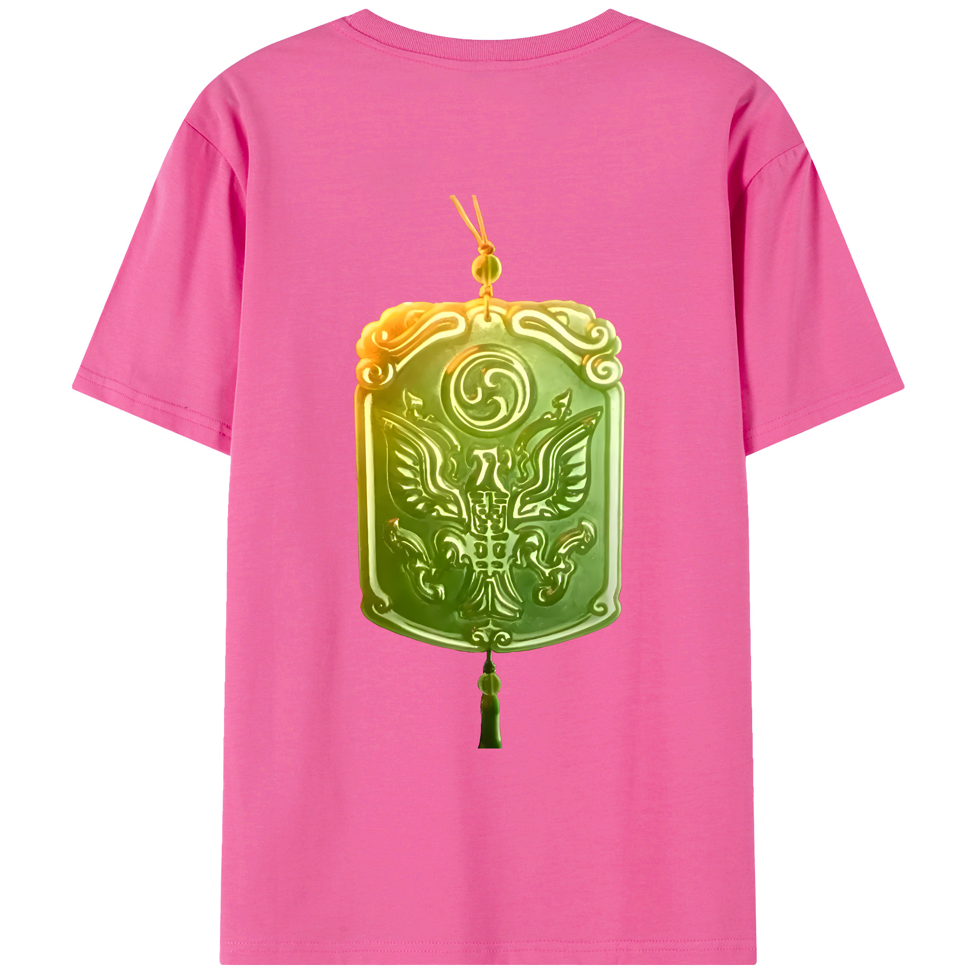 （画像用） Ne Zha 2 ナタ 魔童の大暴れ レディース半袖Tシャツ(バックプリント)